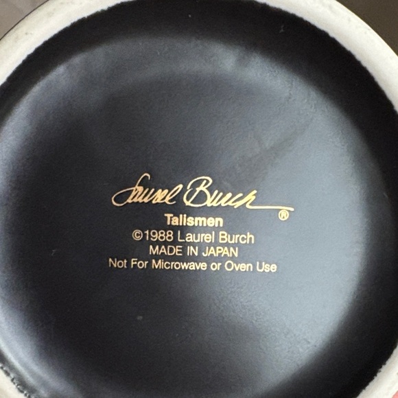 Laurel Burch Talismen Black Ceramic Mug - Picture 1 of 4